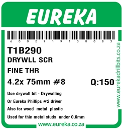 T1B290 - Drywall Screw -T1B290_Label_T